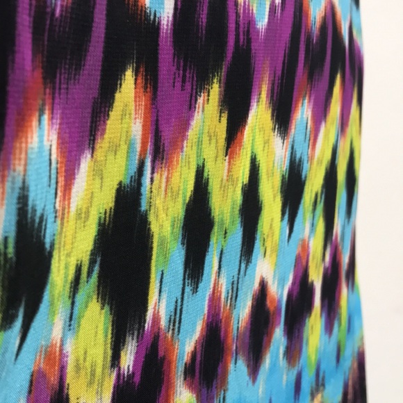 M60 Miss Sixty Women’s Blue & Purple Print Halter Maxi Dress Size 12 - Picture 3 of 7